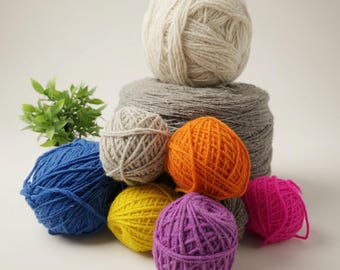 Mexican Wool Yarn 100% Natural Fiber for Macrame and Weaving