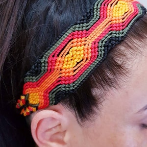 Diademas para mujer / diadema / diadema mexicana / diadema elástica / lazos elásticos para el cabello / diadema mexicana imagen 7