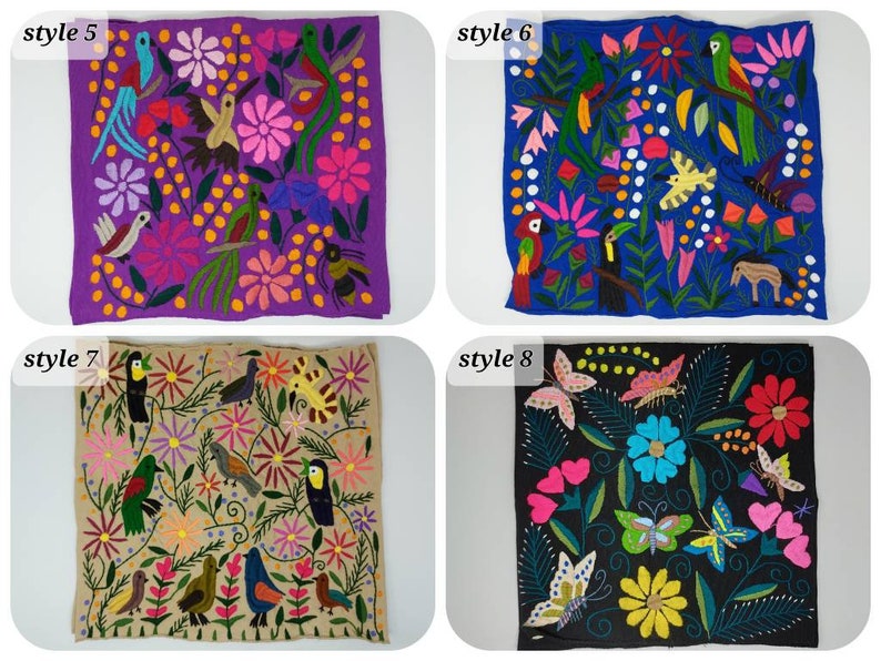 Mexican Pillow Cases / Embroidered Pillow Case / Colorful Etsy