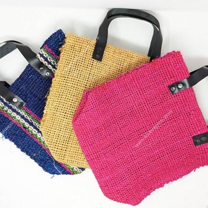 Natürliche Jute Strandtasche / Strandkorb / Korb für Blumenmädchen / mexikanische Strandtasche / Jutebeutel / Jutebeutel