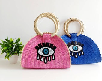 Bolsa grande para tacos con forma de mal de ojo