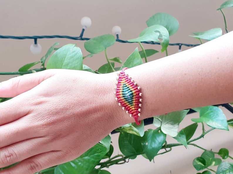 Mexican Eye of God Friendship Bracelet Etsy