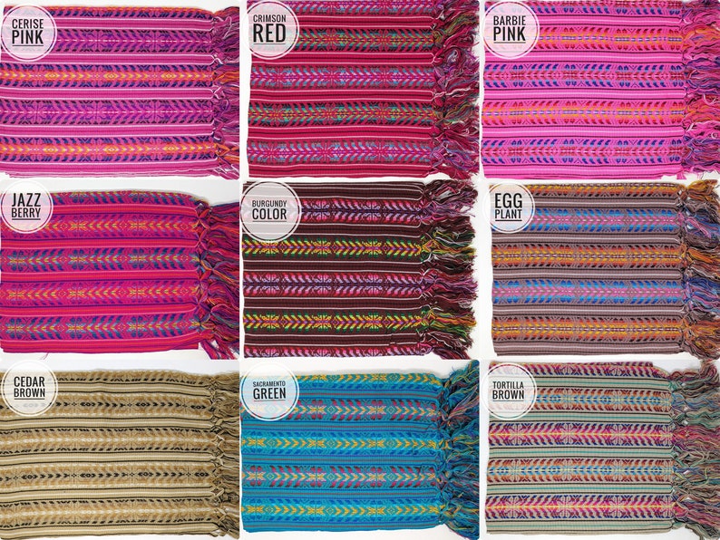 Mexican woven rebozo scarf / Traditional woven fabric rebozo / Mexican cambaya shawl / mexican pashmina / colorful nursing scarf image 2
