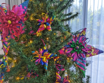 Mexican Straw Star Ornaments: Woven Christmas Tree Decor