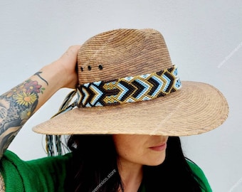 Woven Mexican hat band / hatband in various colors / woven hat strap / hat accessories