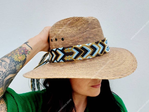 Woven Mexican Hat Band / Hatband in Various Colors / Woven Hat 