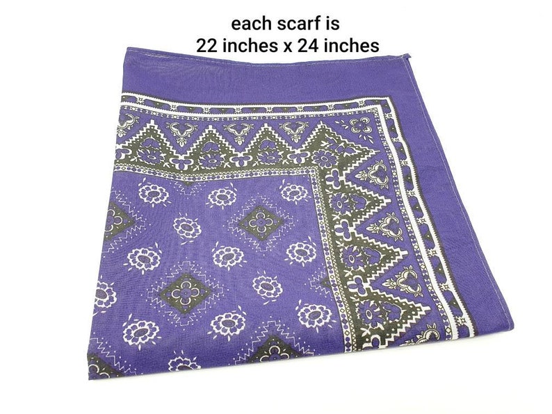 Paisley Bandana / Mexican Bandana / Neckerchief Women / Etsy