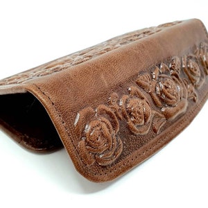 Leather wallet for women / mexican leather wallet / leather womens wallet / mexican phone wallet / leather clutch for women