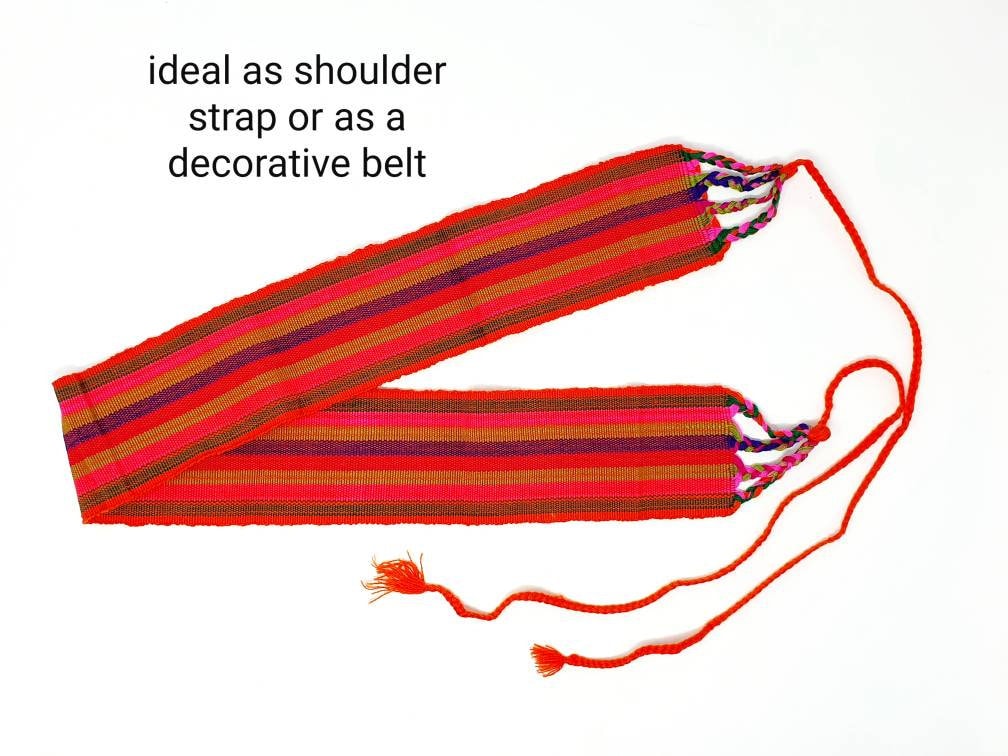 Hand Made Mexican Sash Belt / Unisex Mexican Belt / Cotton Tie Etsy