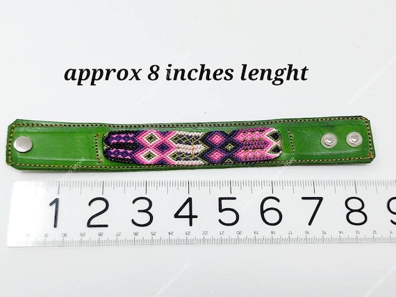 Mexican leather bracelets sale