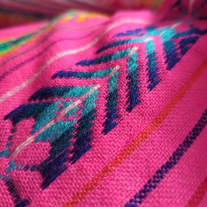 Mexican fabric by the yard / Mexican ethnic fabric / colorful woven fabric / colorful mexican table cloth / mexico fabric image 10