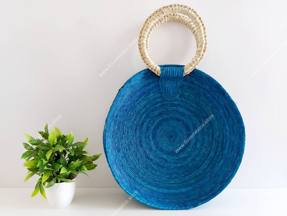 Borsa di paglia tonda new arrivals