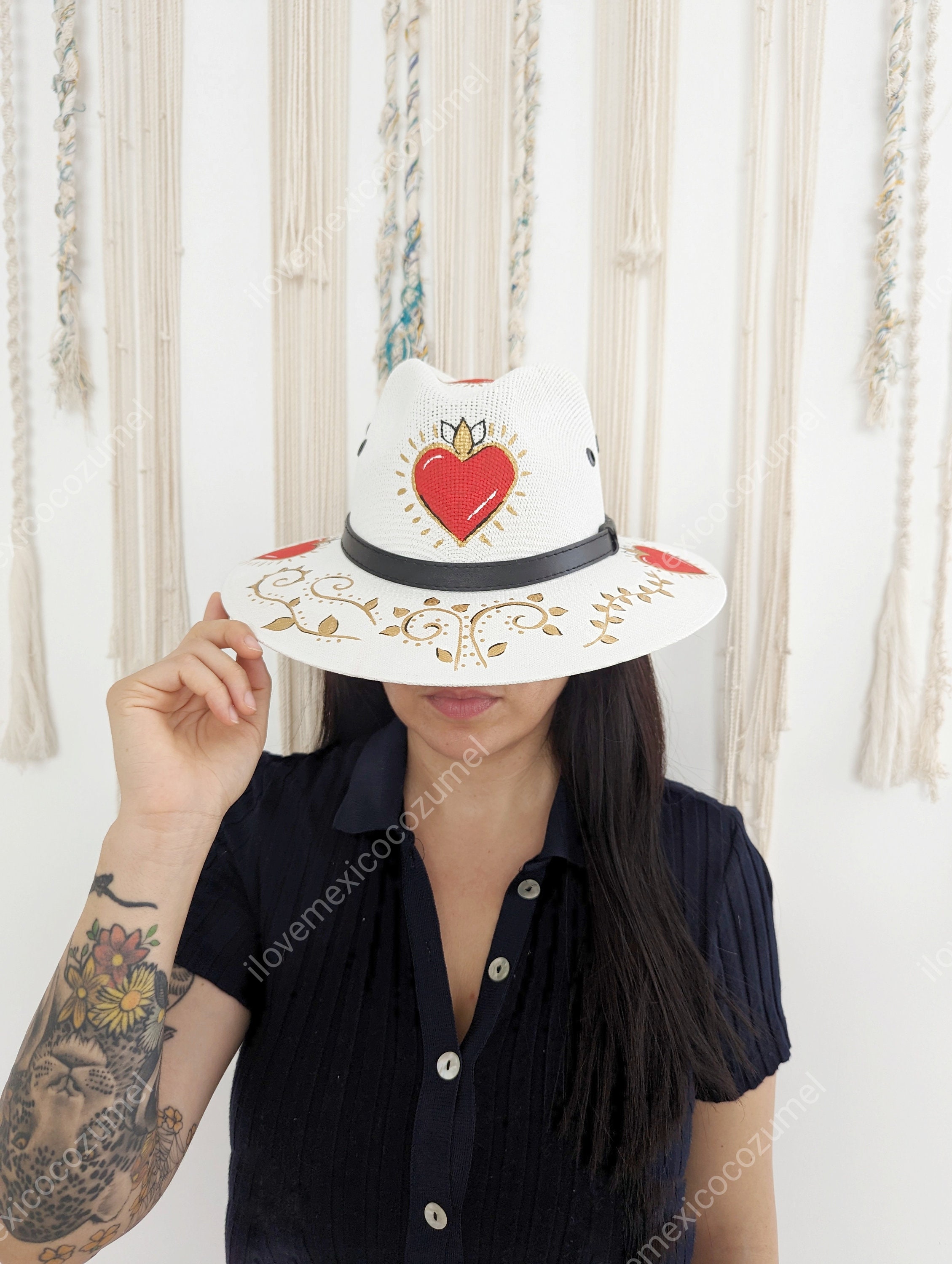 Spanish Hat with Pearl decor 2023-03-0816.29.41.jpg?v=  main image 4