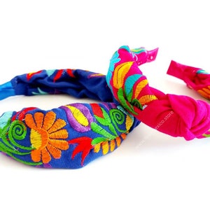Headbands for women / headband / mexican headband / floral headband /elastic headband / elastic hair ties / mexican embroidered headband