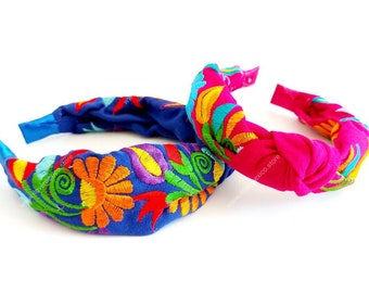 Headbands for women / headband / mexican headband / floral headband /elastic headband / elastic hair ties / mexican embroidered headband
