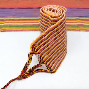 Ceinture mexicaine / Ceinture mexicaine unisexe / Ceinture à nouer en coton / Ceinture à nouer / Ceinture mexicaine / Ceinture tissée à la main