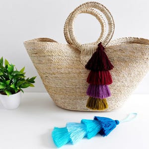 Handmade Multi-Colored 4 Tiered Tassel