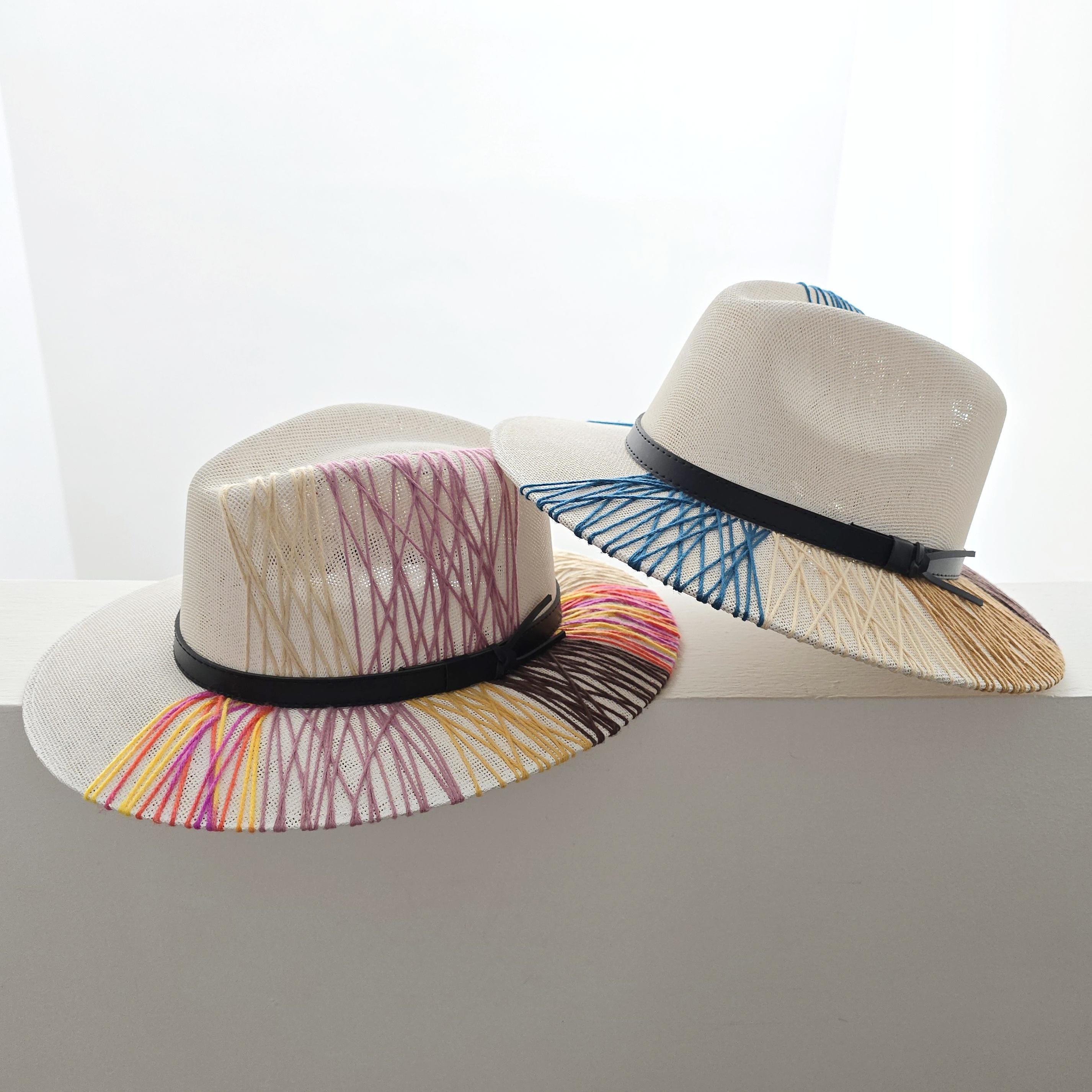 Mexican hat with embroidered decoration