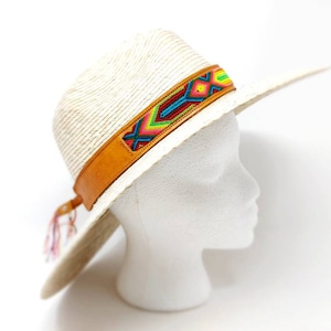 Woven leather hat band / hatband in various colors / cowboy hat band / hat accessories