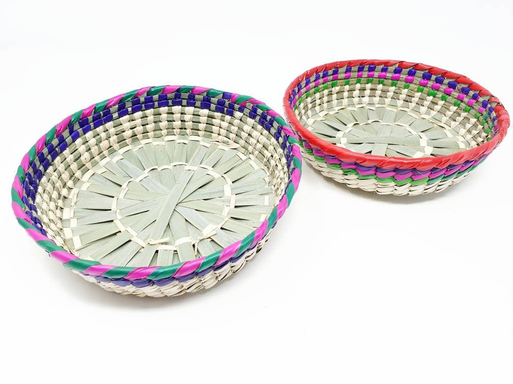 Mexican Hand Woven Tortilla Holder / Cinco De Mayo Tortilla Etsy