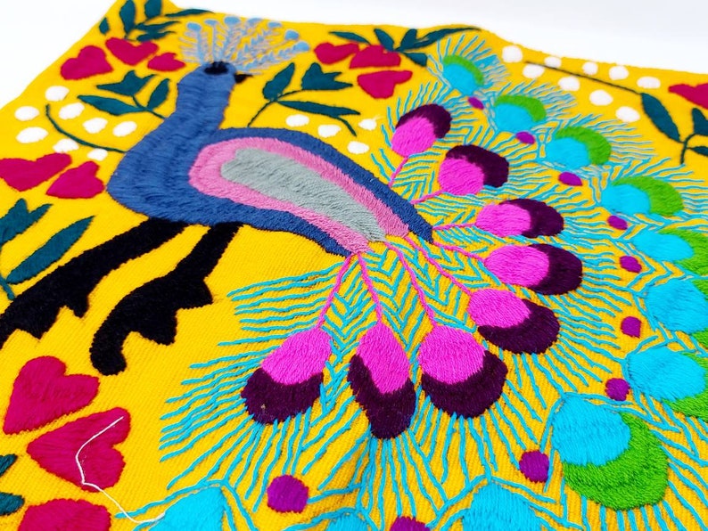 Mexican Pillow Cases / Embroidered Pillow Case / Colorful Etsy