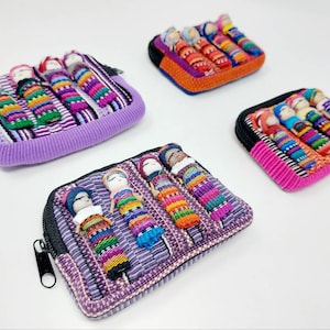 Handgemachte mexikanische Sorgenpuppentasche / Clutch / Clutch / Handgemachte Maya-Tasche
