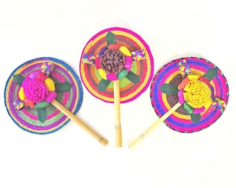 Mexican straw fan