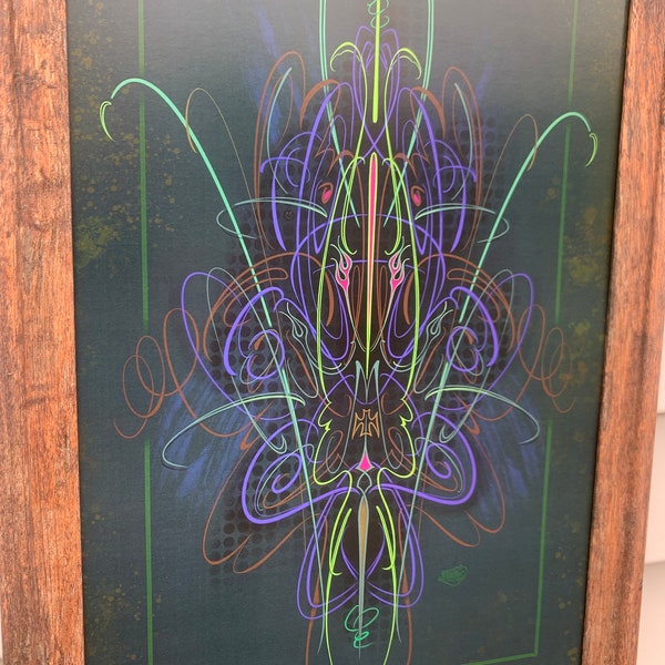 Air Cooled Pinstriping Poster Print