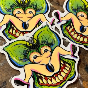 Naughty Fink Sticker