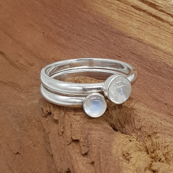 Sterling Silver Moonstone Ring