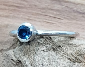 Sterling Silver London Blue Topaz Ring