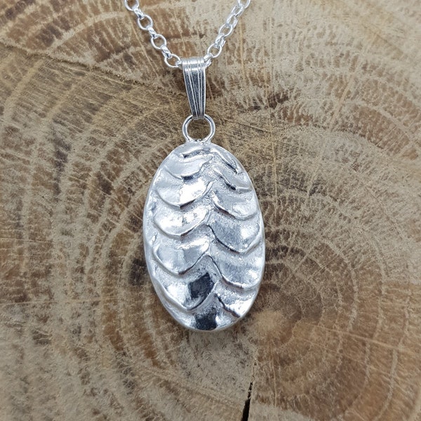 Pangolin Conservation Silver Pendant