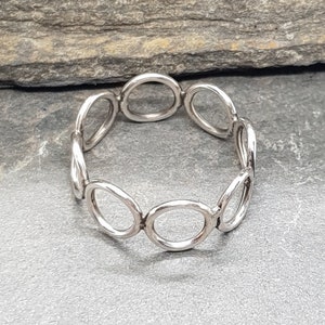 Sterling Silver Circles Ring