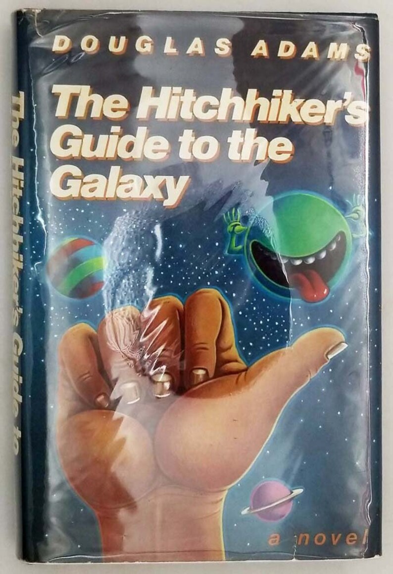 The Hitchhiker's Guide to the Galaxy Douglas Adams 1979 Etsy