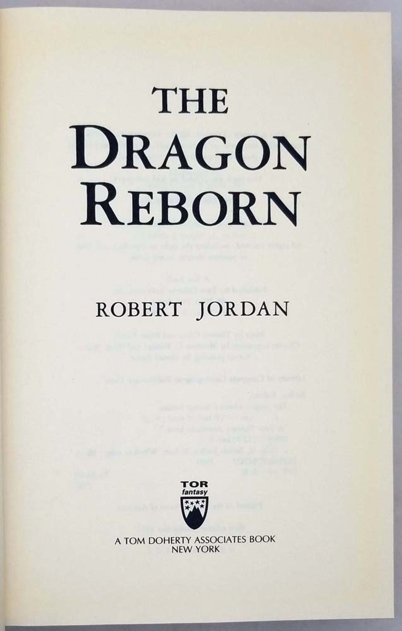 The Dragon Reborn by Robert Jordan The Dragon Reborn by Robert Jordan