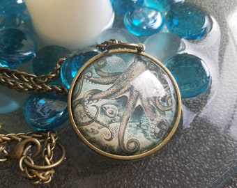 Steampunk Octopus necklace