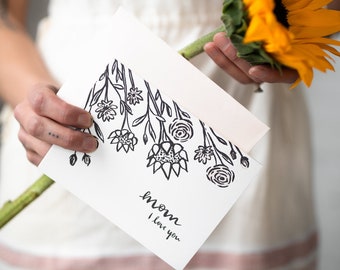 Maman je t’aime Carte typographique