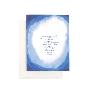 Non sei una Drop in the Ocean Indigo Card
