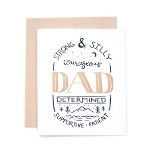 Vaderdag Letterpress Card