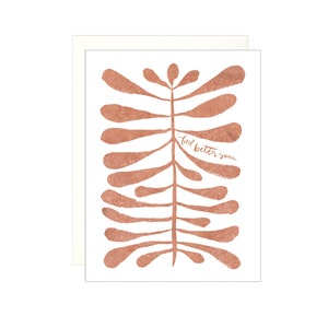 Feel Better Soon - Feuille - Carte typographique