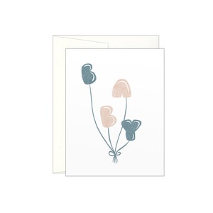 BABY - Ballonnen - Letterpress Card