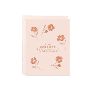 À ma carte de Saint-Valentin pour toujours - Typographie