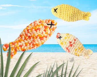 Fish Crochet Cat Toy | Organic Catnip