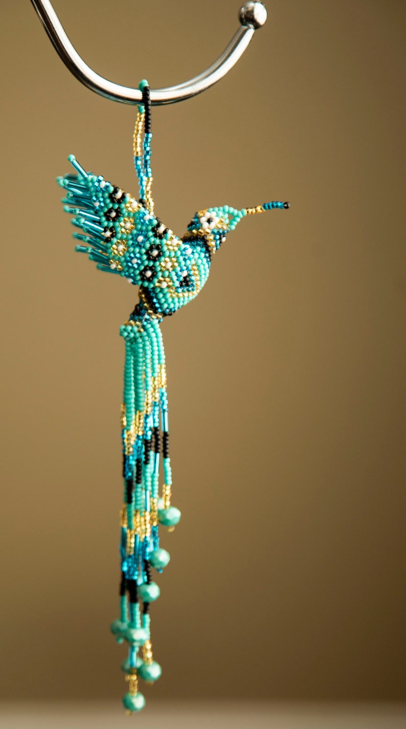 hummingbird, beaded hummingbird, hand made, indigenous hummingbird, ethnic hummingbird, guatemala hummingbird