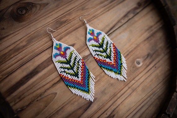 Native american made earrings deals