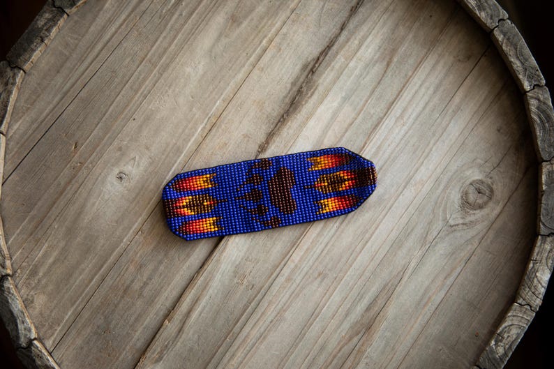 Tribal indigenous bracelet, Native American bracelet, beaded bracelet, ethnic product, loom beaded bracelet, Huichol bracelet, Wixarixa art, indigenous made, beading product, canadian indigenous, native beading, native bracelet, southwestern style