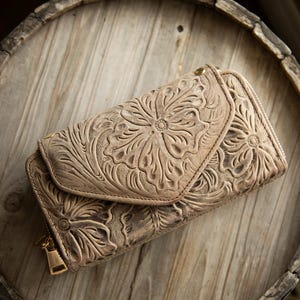 Sac à main ethnique en cuir fait main, sac portefeuille ethnique en cuir fait main, sac mexicain, sac en cuir bohème, sac à main de voyage, portefeuille du sud-ouest, Saint-Valentin
