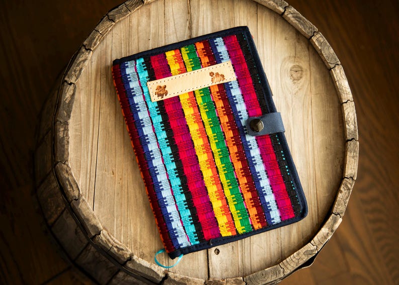 Mexican Notepad Handmade Mayan Textile Notepad, Indigenous Artisan Book - Etsy