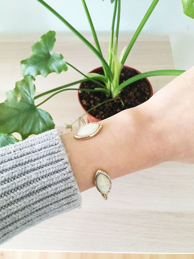 Opal Stone Bangle Open BangleLarge Bangle