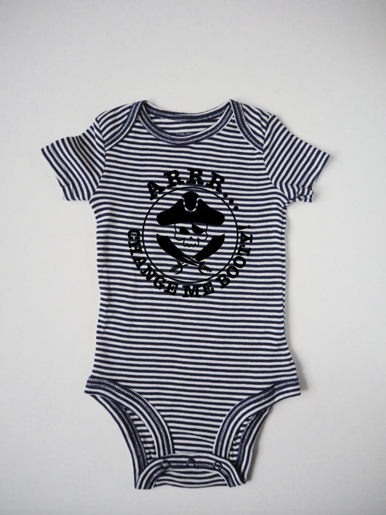 Baby Shower Gift Baby Gift Pirate Baby Bodysuit Pirate One Piece Boy Bodysuit Baby One Piece Baby Bodysuit